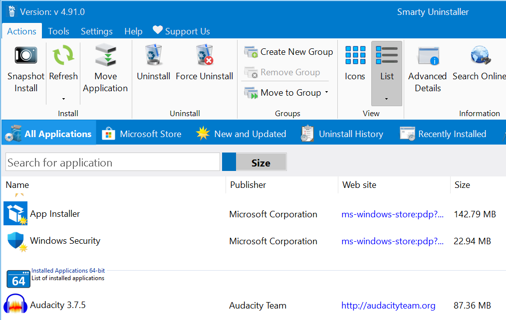 Easy to use interface